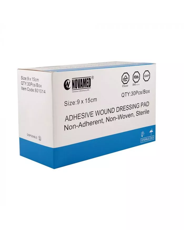 Novamed 9*10 Self Adhesive Sterile Box 30'S 801013