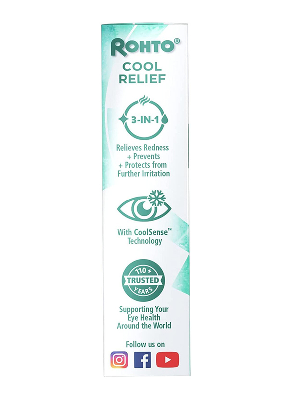 Rohto Cool Redness Relief Eye Drops, 13ml