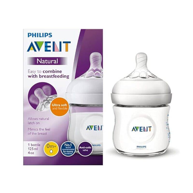 

Philips Avent Natural 3.0 Feeding Bottle 125Ml X1