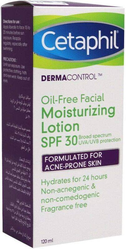 

Cetaphil SPF 30 Derma control Oil-Free Facial Moisturizing Lotion, 120ml