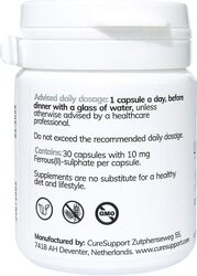 Curesupport Vitrunova Iron Liposomal Dietary Supplement, 30 Vega Capsules