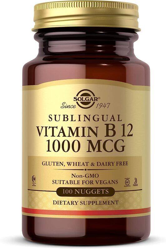 

Solgar Vitamin B12 Nuggets 1000 Mcg, 100 Serving