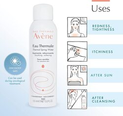 Avene Eau Thermal Spring Water Spray for Cleaning, 150ml