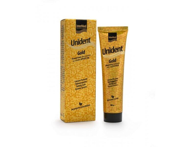 

Intermed Unident Gold Whitening Toothpaste 100Ml