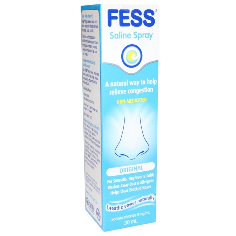 FESS SALINE NASAL SPRAY 30ML