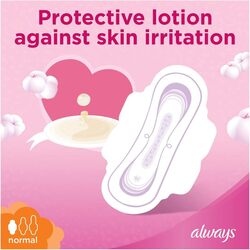 Always Cotton Soft Ultra Thin Normal Sanitary Pads With Wings, 10 Pieces