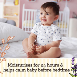 Aveeno 150ml Baby Calming Comfort Bedtime Lotion with Natural Oat Extract & Gentle Lavender Scent