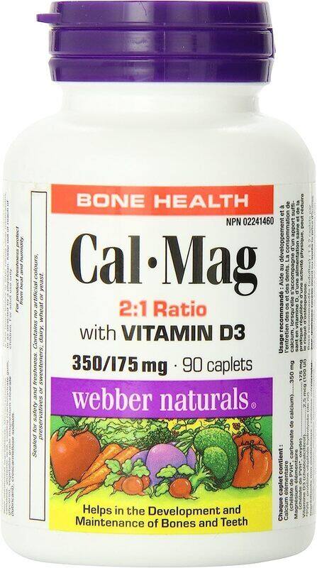 

Webber Naturals Cal Mag 2:1 with D, 90 Serving