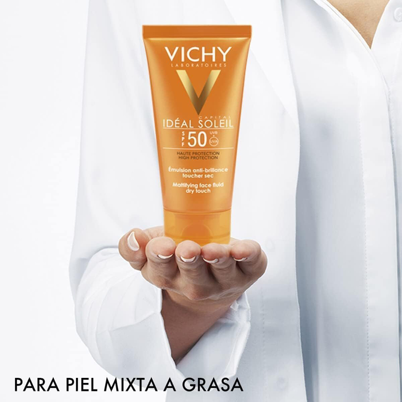 Vichy SPF 50 Ideal Soleil Metrifying Face Fluid Dry Touch, 50ml