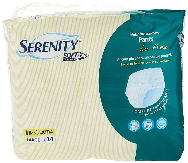 

Serenity Large Soft Dry Pull-Up Briefs (Extra), 14 Pieces