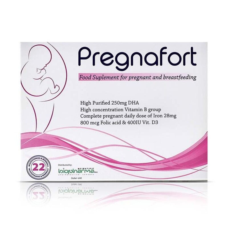 

Biopharma Pregnafort Caps 30S