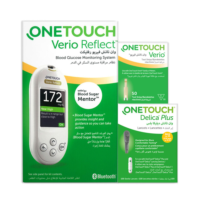 

Lifescan One Touch Verio Reflect Starter Kit(1M+1S+1L)