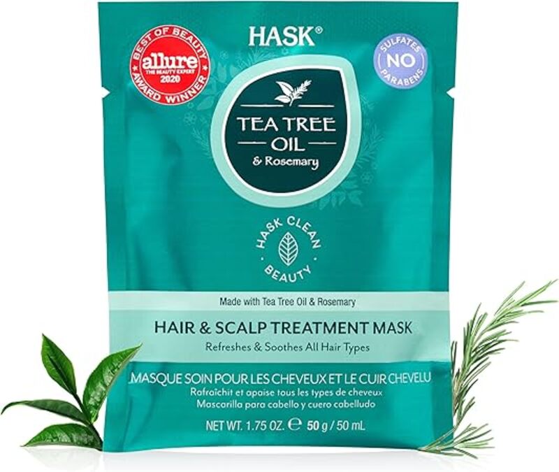 HASK TEA TREE HAIR & SCALP TREATMENT MASK 50G