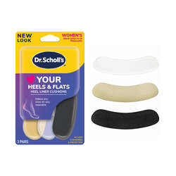 Dr.Scholl'S Stylish Step Heel Liners Variety Pack