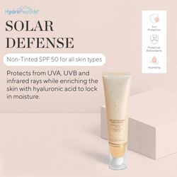 Hydropeptide SPF50 Solar Defense Face Sunscreen, 1.7Oz