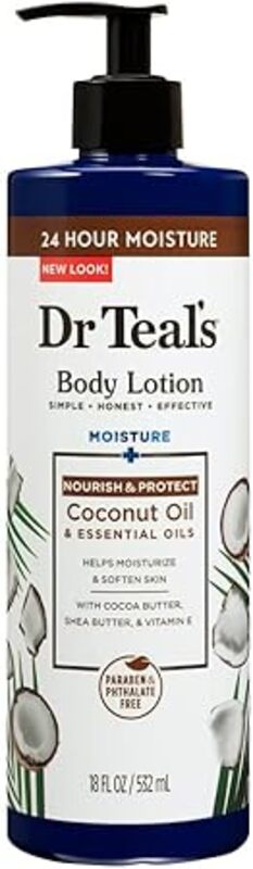 Dr Teals Body Lotion Coconut Oil 532 Ml