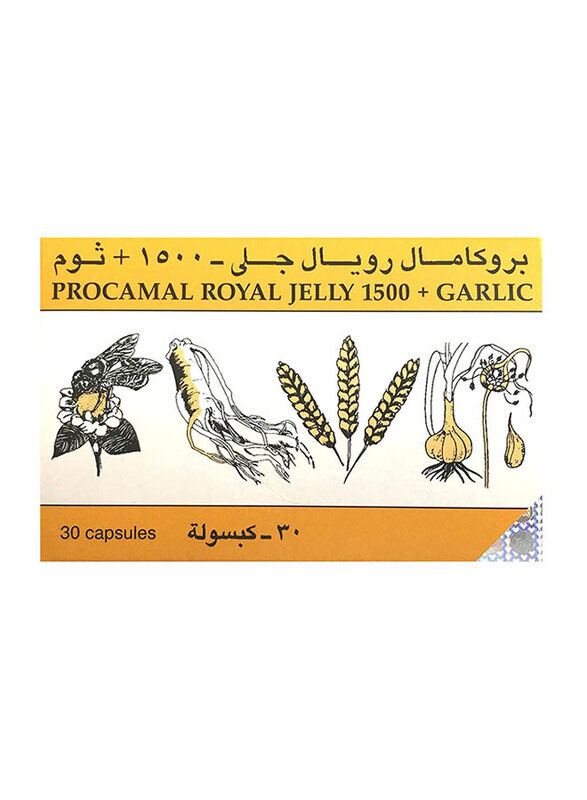 

Walter Ritter Procamal Royal Jelly 1500 + Garlic, 30 Capsules