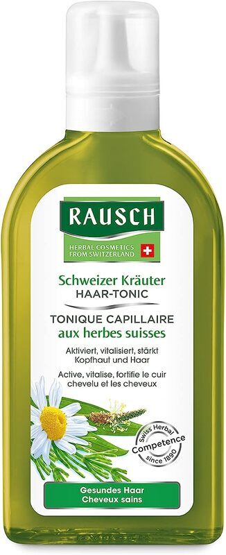Rausch Swiss Herbal Hair Tonic for All Hair Types, 200ml