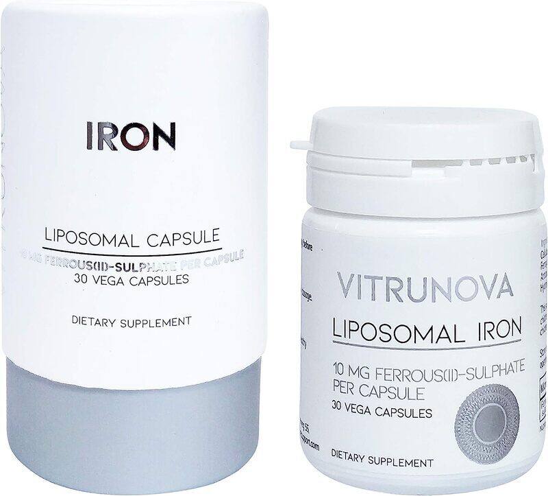 

Curesupport Vitrunova Iron Liposomal Dietary Supplement, 30 Vega Capsules