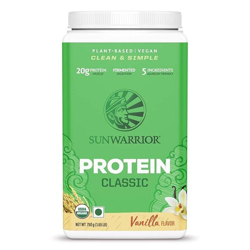 

Sunwarrior Protein Classic Blend Organic Vanilla 750 Gm