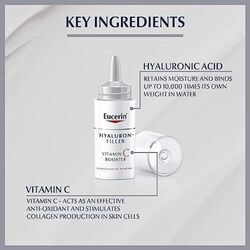 Eucerin Hyaluron-Filler Vitamin C Booster Seerum, 3 Vails, 8ml