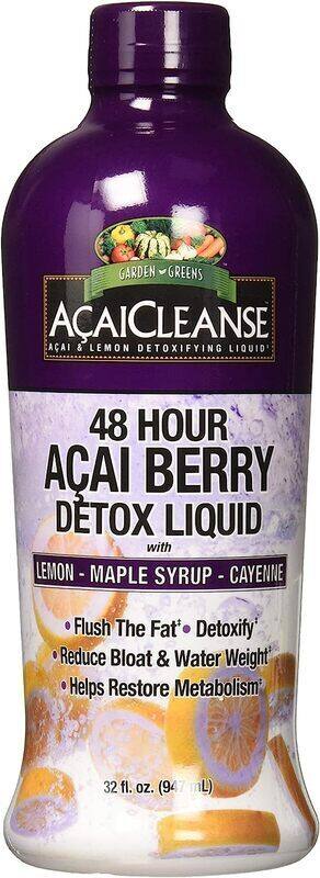 

Garden Greens Acai cleanse 48 Hour Acai Berry Detox Liquid, 947ml