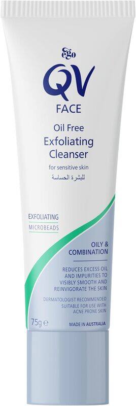 

Ego Qv Face Oil Free Exfoliating Cleanser 75 Gm