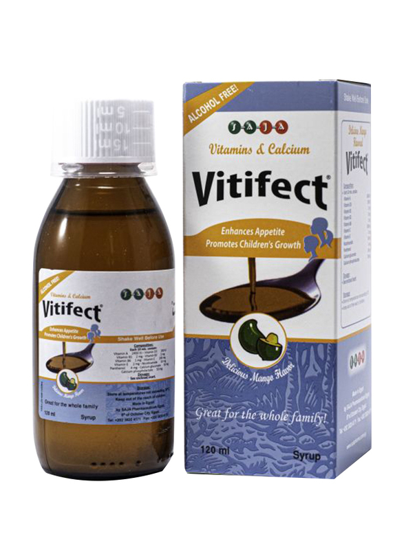 

Vitifect Biopharm Vitamin & Minerals Syrup, 120ml