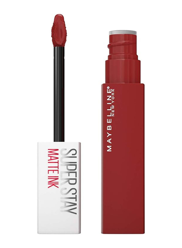 Maybelline New York Superstay Matte Ink Liquid Lipstick, 335 Hustler, Red