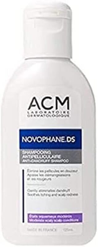 ACM Laboratoire Dermatologique Novophane Ds Anti Dandruff Shampoo, 125ml