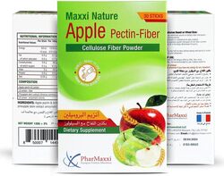 Pharmaxxi Apple Pectin Fibre Powder, 30 Sticks