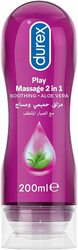 Durex Play Original Massage 2in1 Soothing Aloe Vera Lubricant, 200ml