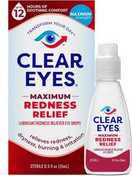 Clear Eyes Redness Relief Eye Drops, 0.5oz