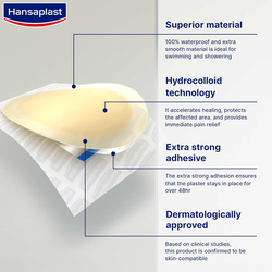 Hansaplast Blister Plaster, 5 Strips