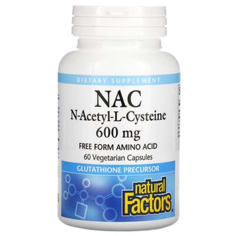 Natural Factors N-Acetyl-L-Cysteine 600 Mg Caps 60S