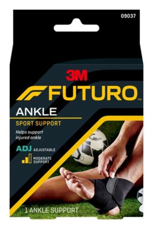 Futuro Sport Adj Ankle Support Black 09037