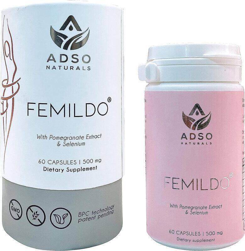 

Femildo Adso Naturals Femildo, 500mg, 60 Capsules
