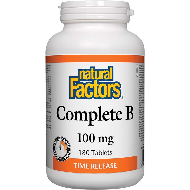 

NATURAL FACTORS NF COMPLETE B 100MG TAB 60S