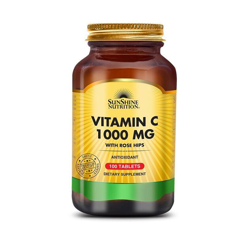 

Sunshine Vitamin C 1000 Mg With Rose Hips Tab 100S