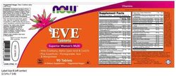 Now Eve Superior Women's Multiple Dietary Supplement, 90 Tablets