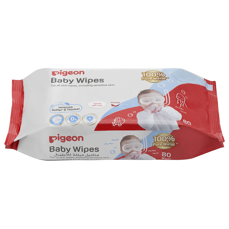 

Pigeon Baby Water Wipes 80 Sheet/Refill (79477)