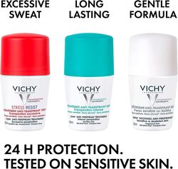 Vichy 48 Hour Anti-Perspirant Treatment for Sensitive Skin Roll-On, 50ml