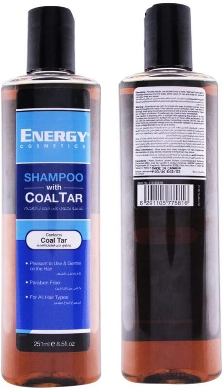 Energy Coal Tar Shampoo, 251ml