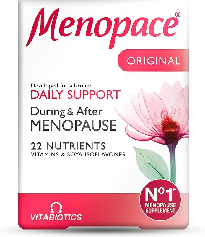 Vitabiotics Menopace with Soy Isoflavones Daily Support, 30 Tablets