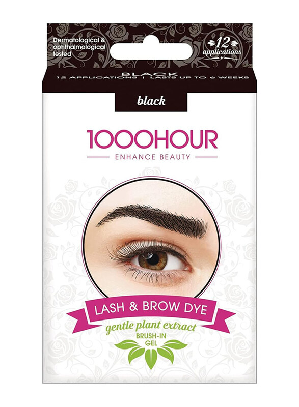 

1000 Hour Eyelash & Brow Dye/Tint Kit Permanent Mascara, Black