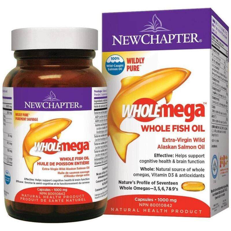 

New Chapter Wholemega 1000Mg 120Sg #5003
