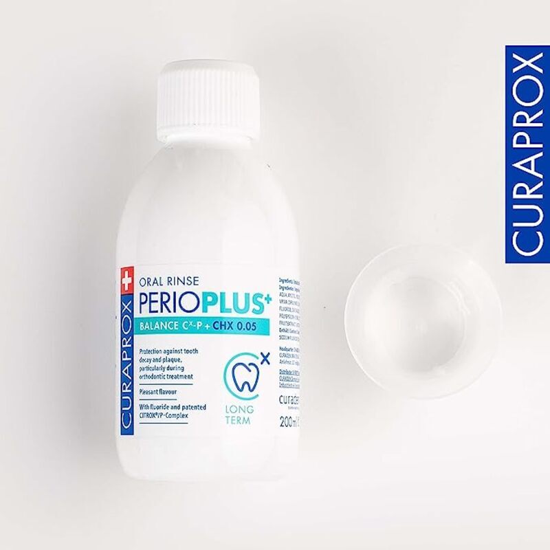 Curaprox Perio Plus+ Balance Mouthwash, 200ml