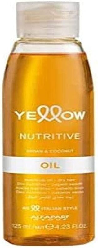 Yellow Argan & Coconut Nutritive Hair Oil for All Hair Types, 125ml