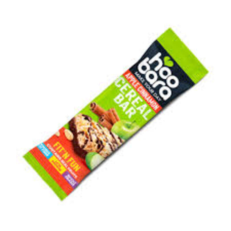 

Hoobara Cereal Bar Apple Cinamon