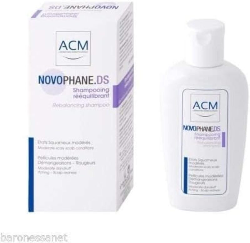 ACM Laboratoire Dermatologique Novophane Ds Anti Dandruff Shampoo, 125ml